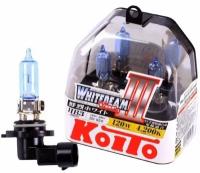 Лампы KOITO HB3 65W+100% света 4200К яр/белые P0756W