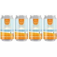 Безалкогольное пиво светлое нефильтрованное Zero Point Mango Pale Ale Sun Setting, 4 шт по 0.33л