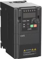 Преобразователь частоты A150 со встроенным тормозным модулем ONI A150-33-15NT, 380В, 3Ф, 1,5кВт, 5А