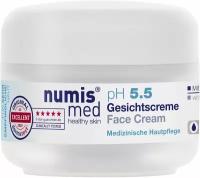 Крем для лица Numis med, pH 5,5 успокаивающий день-ночь для чувствительной кожи с пантенолом, 50мл