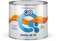 Эмаль ПФ-115 алкидная Formula Q8, глянцевая, 1,9 кг, хаки