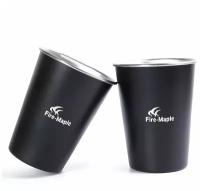 Набор стаканов Fire Maple Antarcti Cup Black, 350 мл, 2 шт