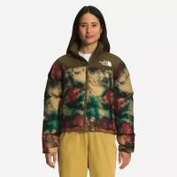 The North Face Пуховик Printed 1996 Retro Nuptse Wm S, antelope tan ice dye print