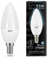 Светодиодная лампа Gauss LED Свеча E14 9.5W 950lm 4100К