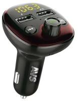 FM-трансмиттер AVS F-1021 LED-дисплей/2 x USB/MicroSD/Bluetooth/Hands-free