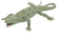 Фигурка Abtoys Юный натуралист Рептилии Ящерица (зеленая с шипами на спине), термопластичная резина