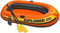 58331 Надувная лодка Explorer 200 set (до 95кг) 185х94х41см + весла/насос от 6лет