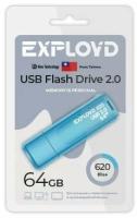 USB флэш-накопитель (EXPLOYD EX-64GB-620-Blue)