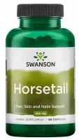 Хвощ (Лошадиный Хвост) Здоровье кожи, волос и ногтей SWANSON Horsetail 500 mg. - 90 капсул