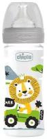 Chicco Бутылочка с соской из силикона Well-Being PP средний поток, 250 мл, boy/girl new, с 2 месяцев