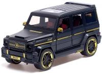 Легковой автомобиль XLG Mercedes-Benz G-class Gelandewagen M929Y 1:24, 20 см, черный/золотой