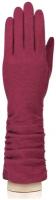 Перчатки LABBRA, шерсть, подкладка, вязаные, сенсорные, размер 7.5, бордовый