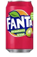 Напиток газированный Fanta Strawberry Kiwi 0.33л ж/б Дания