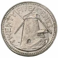 Барбадос 25 центов 1981 г