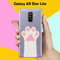 Силиконовый чехол на Samsung Galaxy A9 Star Lite Лапа / для Самсунг Галакси А9 Стар Лайт