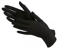 Перчатки нитриловые (черные) Benovy "XS" 100шт/упк 3,5гр