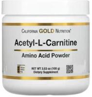 California Gold Nutrition Acetyl-L-Carnitine Amino Acid Powder 100 гр