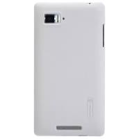 Чехол для Lenovo IdeaPhone K910 Vibe Z Nillkin Super Frosted Shield белый