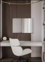 Зеркало для ванной Prisma 60*80 прямоугольное горизонтальное без подсветки