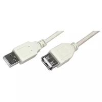 Шнур 18-1116 USB A (штекер) - USB A (гнездо) 3,0 м (Rexant) (2 шт. в комплекте)