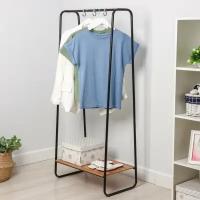 Вешалка гардеробная Скандинавия 21 с полкой Scandinavia 21 clothes rack Черный ВГССП21 Ч (1/1) 110х3