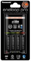 Зарядное устройство Panasonic Eneloop Smart & Quick (K-KJ55HCD40E) + 4шт АА 2500 mAh