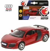 Машина мет. 1:43 Audi R8 GT, откр.двери, красный,12см