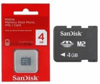Карта памяти SanDisk Memory Stick Micro M2 4Gb