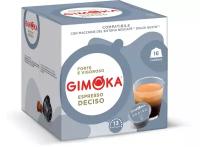 Кофе в капсулах GIMOKA Deciso Espresso для кофе машин Dolce Gusto, 16 шт