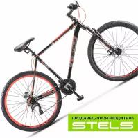 Велосипед горный Navigator-700 MD 27.5" Чёрно-красный, рама 21" VELOSALE