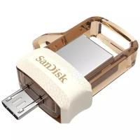 SanDisk Флеш-накопитель USB 3.0 32GB SanDisk Ultra Android Dual Drive OTG (белый/золото)