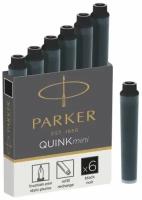 Parker Чернила (картридж) черный 6 шт в упаковке 1950407