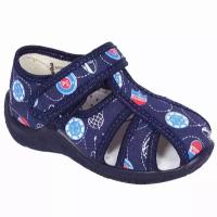 Текстильные сандалии Kapika для мальчика, размер 25, т.синий
