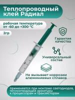 Клеи бытовые и универсальные / клей теплопроводный Радиал, 2г