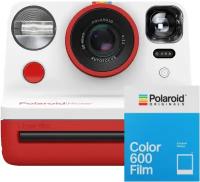 Фотоаппарат моментальной печати Polaroid Now I-Type Instant Camera, печать снимка 88x107 мм, красный + 8 Картриджей Polaroid Color 600 Film