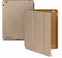 Чехол-книжка для iPad 2 / iPad 3 / iPad 4 Smart Сase, золотой