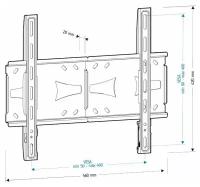 Кронштейн для телевизора Holder LCDS-5070 металлик