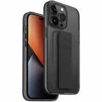 Чехол Uniq Heldro Mount + Band для iPhone 14 Pro Max, цвет Черный (Smoke) (IP6.7PM(2022)-HELMSMK)