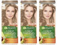 GARNIER Color Naturals Краска для волос 110мл 8.1 Песчаный берег, набор 3шт