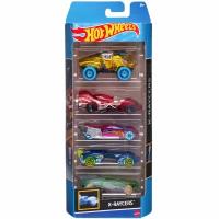 Набор машинок Mattel Hot wheels Подарочный набор из 5 машинок №22 1806/22