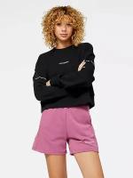 Свитшот New Balance Essentials Winter Crew, черный, размер L