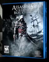 Эксклюзивная Кастомная обложка Assassins creed Black Flag для PS4