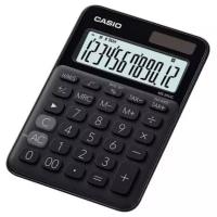 Калькулятор настольный Casio MS-20UC-BK-S-EC черный, 12-разрядный