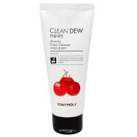 TONYMOLY CLEAN DEW Acerola Foam Cleanser Очищающая пенка для умывания с экстрактом ацелоры