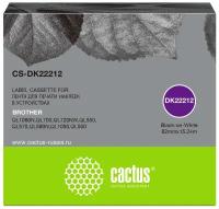 Cartridge tape Cactus CS-DK22212 black for Brother P-touch QL-500, QL-550, QL-700, QL-800