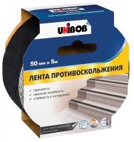 Лента противоскольжения Unibob 0,050х5м, черная