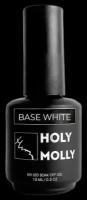 HOLY MOLLY базовое покрытие Base White, белый, 15 мл