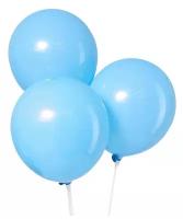 Набор воздушных шаров для моделирования Leti пастель, 12", голубой, 100 шт