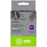 Cartridge tape Cactus CS-TZE111 black for Brother 1010/1280/1280VP/2700VP