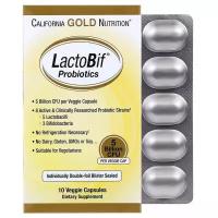 California Gold Nutrition LactoBif капс., 5 млрд КОЕ, 10 шт